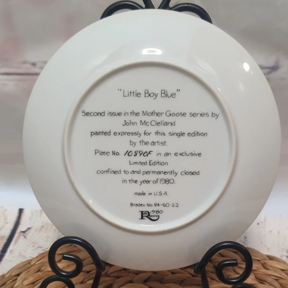 Little Boy Blue Limited Edition Decorative Plate